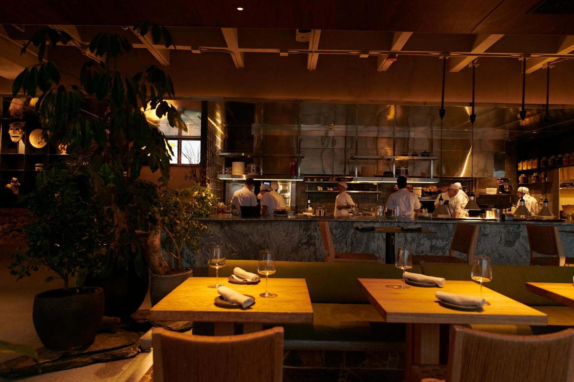 Novotel Medellin El Tesoro Exterior foto Interior of the restaurant
